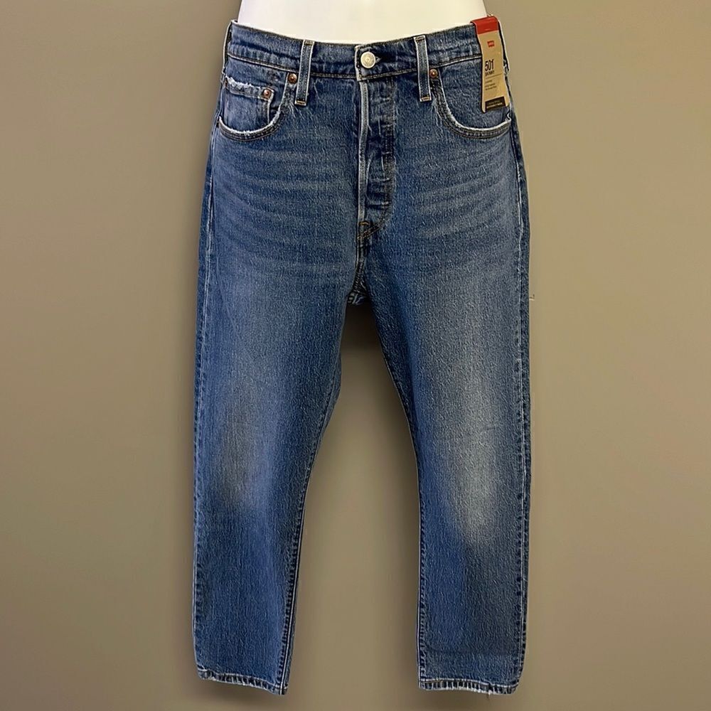 Levi’s Women’s 501 S High-Rise Skinny 5-Pocket Jeans- 31 X 28